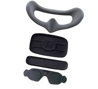 Housse de protection en silicone pour lunettes - 3 coussinets en mousse souple - Accessoires pour la peau - Support de tête amélioré