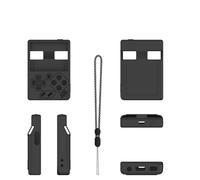 Housse de protection en silicone pour Miyoo Mini V4 Gaming Console, Housse de protection en silicone souple anti-rayures et anti-chutes pour Miyoo Mini V4 Gaming Accessories (Noir)