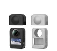 Housse de protection en silicone pour objectif d'appareil photo panoramique DJI Osmo 360 (gris)