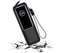 Housse de Protection en Silicone pour Power Bank, Housse de Protection Écran en Silicone, Anti-Poussière pour Sport Salle de Sport Camping Cyclisme Urgence