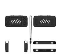 Housse de protection en silicone pour R36H console de jeu portable Coque peau antichoc et anti-rayures Housse souple avec cordon, accessoires pour console de jeu