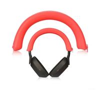 Housse de protection en silicone pour Sony WH-1000XM5 - Housse de protection lavable pour coussin de bandeau (rouge)