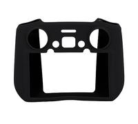 Housse de Protection en Silicone pour télécommande Air 3 Drone RC 2, Protection Antichoc, Flexible, élastique, Doux au Toucher, Design nervuré renforcé, Ajustement Parfait, (Noire)