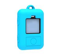 Housse de protection en silicone pour télécommande étanche pour Insta360 X2/X3/RS GPS Housse de protection anti-poussière et anti-chute Accessoires de protection pour caméras de sport (blue)