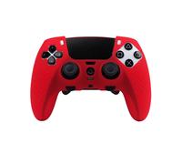 Housse de protection en silicone souple antidérapante rouge pour manette PS5 Edge Skin Joystick Accessoires