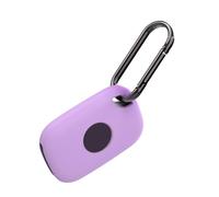 Housse de protection en silicone souple avec porte-clés pour localisateur Tile Life 360 2024 pour une découpe précise