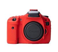Housse de protection en silicone souple pour appareil photo Canon EOS 7D Rouge