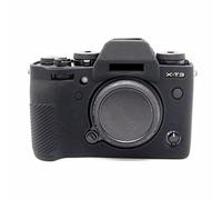 Housse de protection en silicone souple pour appareil photo numérique Fujifilm X-T3 sans miroir Noir