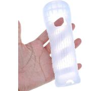 Housse de protection en silicone souple pour manette de jeu Wii - Blanc