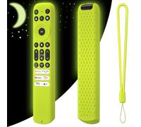 Housse de Protection en Silicone télécommande Intelligente pour TCL TV, Housse de télécommande Antichoc pour TCL RC813 FMB1/RC923 FMB3/RC902V FMR1 FMR4 FMR5 (Vert Lumineux)