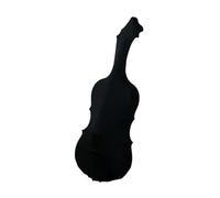 Housse de protection en soie pour violoncelle avec cordon de serrage, douce, lavable, protection contre la poussière, 116 x 40 cm, noir