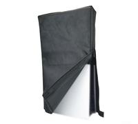 Housse de protection en tissu anti-éclaboussures pour console de jeu professionnel, noir et gris pour protéger contre les déversements, l'humidité et la saleté, s'adapte précisément à la maison ou