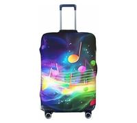 Housse de protection en toile musicale élastique pour valise de voyage - Housse de protection anti-rayures, Noir , L