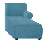 Housse de protection en velours extensible avec sangle élastique pour accoudoir droit pour salon, durable et élégante