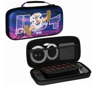 Housse de protection et transport - Nintendo Switch 2 - Konix - One Piece - Rangement accessoires - Motif Luffy Gear 5 - Violet