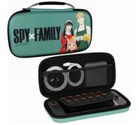 Housse de protection et transport - Nintendo Switch 2 - Konix - Spy x Family - Rangement accessoires - Motif famille Forger - Vert