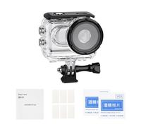 Housse de protection étanche Écran tactile Option pour 360 GO3/3S Couvercle de caméra Boîtier sous-marin Jusqu'à 30 m de profondeur Accessoires de film sous-marin
