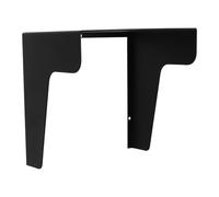Housse de Protection Étanche Métal, pour Sonnette de Porte Noir | Large Ouverture, Installation sans Joint, Pare-éclaboussures, pour Lecteurs Rfid et Interphones D'entrée