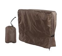 Housse de Protection étanche pour Chariot de Boissons d'extérieur Durable avec Cordon de Serrage pour Chariots refroidisseurs roulants dans Le Jardin, terrasse, Taffetas de (Café)