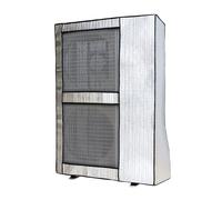 Housse de Protection Étanche pour Climatiseur Extérieur, en Aluminium pour Fenêtre Séparée avec Sangle Fixe, Isolation Thermique, Réduction du Bruit et Ignifuge(96x125x36cm)