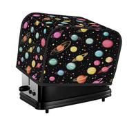 Housse de protection étanche pour grille-pain à 4 tranches - Style Frank - Planètes et comètes - Protection contre la poussière et les traces de doigts