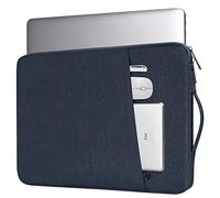 Housse de Protection étanche pour Ordinateur Portable avec Poche 17-17.3 inch Bleu (poignée W).