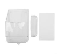 Housse de protection étanche pour sonnette sans fil en polycarbonate transparent avec numéro de pièce autocollant 111 x 63 x 52 mm