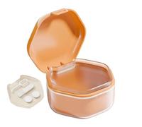 Housse de Protection - Étui de Nettoyage de, Salle de Bain de prothèses | Portables à l'épreuve avec Couvercle à Pression | Conteneur de Fausses Dents pour Le trempage , boîte de retenue