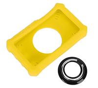 Housse de protection étui en silicone Portable pour Mini Oscilloscope DS213 support d'anneau d'instrument noir bleu rouge jaune (Yellow)