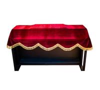 Housse de protection extensible for clavier de piano électrique 88 touches, anti-poussière, 155 x 55 cm, 1 pièce(Red)
