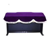 Housse de protection extensible for clavier de piano électrique 88 touches, anti-poussière, 155 x 55 cm, 1 pièce(Purple)