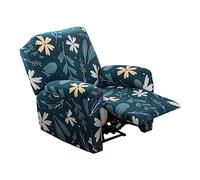 Housse De Protection Extensible for Fauteuil Inclinable en Jacquard avec Pochette Rangement(2)