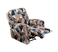 Housse De Protection Extensible for Fauteuil Inclinable en Jacquard avec Pochette Rangement(6)