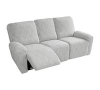 Housse De Protection Extensible for Fauteuil Inclinable Multi-Positions, Lavable, Design Fendu(Lightgray,1 Seat)