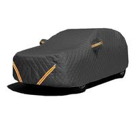 Housse De Protection Extérieure Anti-grêle pour Ford Freestyle 2005-2008, 5 Couches De Coton Épais Protection Hiver Anti-Neige Pluie UV Rayures Rangement Facile(Black)