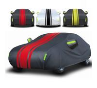 Housse de Protection Extérieure Imperméable pour Citroen XM 1989-2000, Bâche Voiture Extérieur Hiver Respirante Respirante, Anti-UV, Anti-Poussière pour Tous Temps(Black Red,pour Citroen XM 1989-2000)