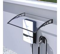 Housse de Protection Extérieure pour Borne Recharge pour Véhicule Électrique,Toit De Protection Résistant Aux Intempéries pour Borne Recharge pour Véhicule Électrique (Black, 60 * 100 cm)