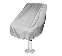 Housse de protection extérieure pour chaises de patio de bateau de croisière, fabriquée à partir de tissu Oxford 420D offrant un bouclier anti-poussière et anti-UV (gris)