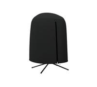 Housse de protection fauteuil suspendu de jardin - imperméable, zip - Ø 128 x 190H cm - noir Noir