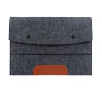 Housse de protection fine en feutre pour ordinateur portable - Compatible avec Apple MacBook iPad/MacBook, Asus Dell, HP, Microsoft, Samsung Notebook de 13,1", 13,3", 13,6", 14,9" (gris foncé, 13")
