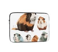 Housse de protection fine pour ordinateur portable de 12 pouces - Motif cochon d'Inde