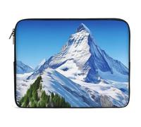 Housse de protection fine pour ordinateur portable de 13 pouces - Belle montagne enneigée - Sacoche de protection pour ordinateur portable
