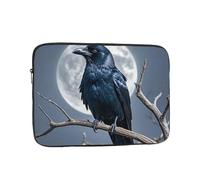 Housse de protection fine pour ordinateur portable de 17" - Motif corbeau nocturne