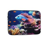 Housse de protection fine pour ordinateur portable de 17 pouces - Résistante aux chocs - Pour poissons de récifs coralliens et poissons d'aquarium