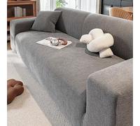 Housse de Protection for canapé d'angle, Housse de Canapé Extensible Universelle 1, 2, 3, 4, 5 Places, Couvre canape pour Salon, Maison,Dark Gray,1 Seater