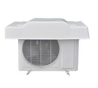 Housse De Protection for Climatiseur Couvercle De L'unité AC Housse De Climatiseur Coupe-vent/facile À Installer for Unité Extérieure 1-2p, 3-5p Universel(Size:34X17X6IN)