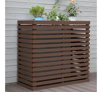 Housse de protection for climatiseur mini split for unité extérieure, housse de protection for climatiseur, climatiseur extérieur en bois, clôture for cacher le climatiseur, adaptée aux supports d'uni
