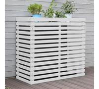 Housse de protection for climatiseur mini split for unité extérieure, housse de protection for climatiseur, climatiseur extérieur en bois, clôture for cacher le climatiseur, adaptée aux supports d'uni