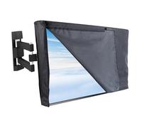 Housse de Protection for téléviseur d'extérieur avec Rabat Avant et Couvercle inférieur en matériau résistant aux intempéries protéger Le Patio(for 60-65inch TV)