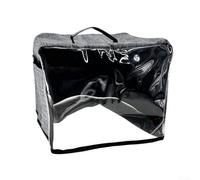 Housse de Protection Grille-Pain 4 Tranches avec Fenêtre Transparente - pour couverture Anti-Poussière en Tissu Oxford pour Cuisine - pour accessoire Gris 34x35.5x25cm